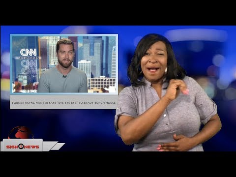 Former NSYNC member says “Bye Bye Bye” to Brady Bunch House (ASL - 8.6.18)