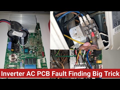 How to find fault inverter AC indoor PCB problem or outdoor PCB fault ||Finding pcb fault best trick