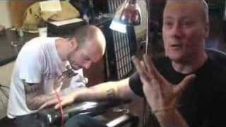 Mike Doughty Gets Tatooed
