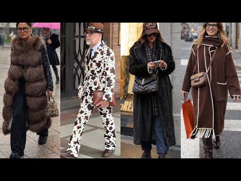 WINTER ELEGANCE OF ITALIAN STREET STYLE 🇮🇹 HOW TO DRESS STYLISH IN JANUARY | TRENDY MILAN FASHION