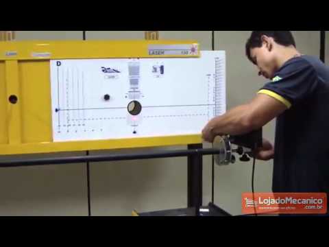 Alinhador de Direção a laser - Vídeo