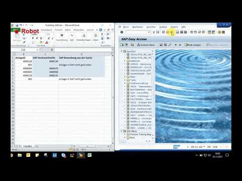 RPA Example: Excel to SAP to E-Mail