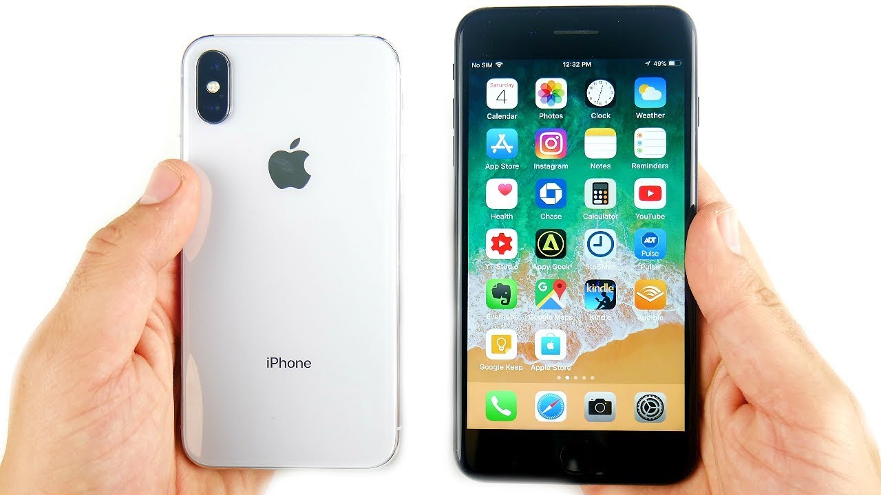 iPhone X vs iPhone 7 Plus
