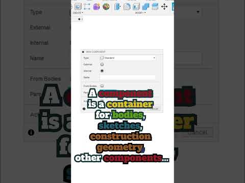 Fusion 360 Tips  - The Difference Between Bodies and Components