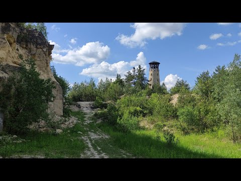 Beautiful Roztocze - Józefów, Babia Dolina quarry and observation tower in Józefów- Beauty of Poland
