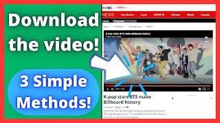 🛠️ Quick and Simple ways to download videos (3 methods) 🖥️