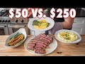 $50 Steakhouse Dinner Vs. $250 Steakhouse Dinner | But Cheaper