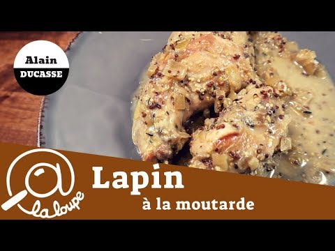 Recette lapin à la moutarde au four