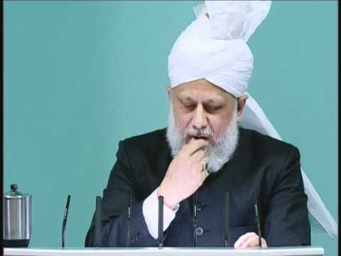 Friday Sermon: 12th November 2010 - Part 4 (Urdu)