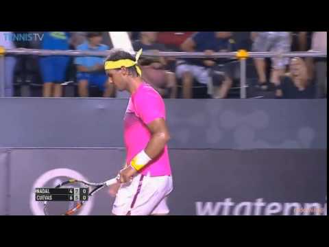 Rafael Nadal vs Pablo Cuevas Rio Open 2015 highlight