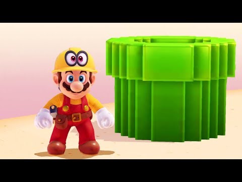 Super Mario Odyssey - All Secret 8-Bit Warp Pipes (Classic 8-Bit Mario Sections)