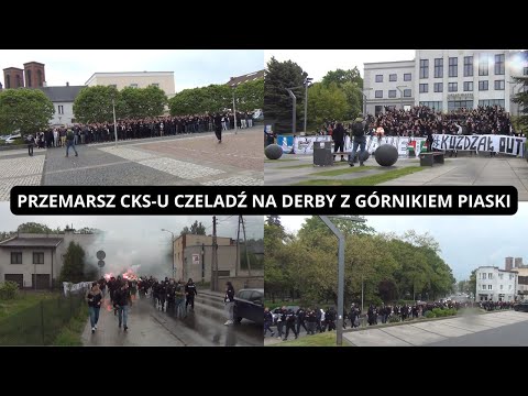 KLIMATYCZNY PRZEMARSZ CKS CZELADŹ NA DERBY CZELADZI