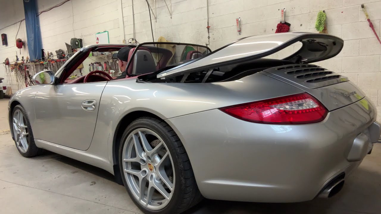 45K km 2009 Porsche 911 Carrera Cabriolet 6-Speed Manual