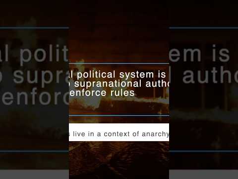 What is anarchy in international relations? Anarchical international system in realism