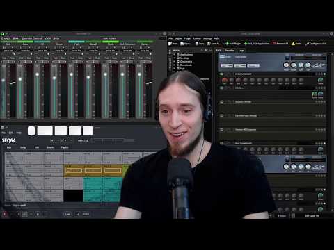 Linux live techno performance + how it's made (unfa live 2019-12-01)