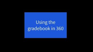 Fox C6 Tyler 360 - How to use the Gradebook