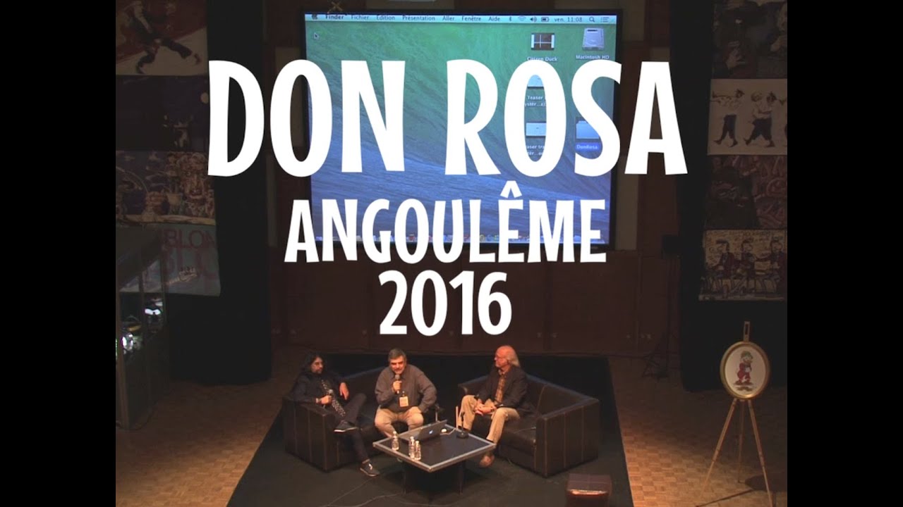 Don Rosa in Angoulême 2016 - International conference