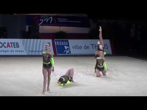 UKRAINE 3 balls 2 ropes - 2017 Thiais AA