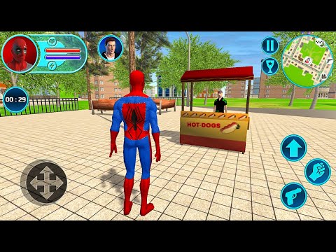 Spider Hero Story Simulator: Gangster Crime City - Android Gameplay