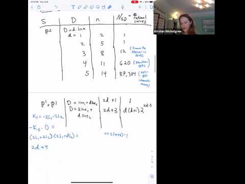 Kirsten Wickelgren - Counts of rational curves on del Pezzo surfaces enriched in bilinear forms