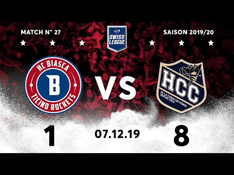 07.12.2019 HC Biasca Ticino Rockets - HC La Chaux-de-Fonds (1-8)