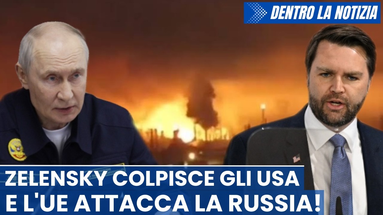 FATTI SHOCK! Zelensky colpisce aziende USA e l'UE attacca la Russia! La reazione di Putin e Vance!