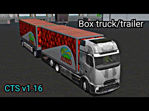 Cargo Transport Simulator v1.16 - Mercedes-Benz eActros 600 Box Truck/Trailer