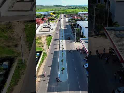 Avenida José frutuoso em Pedra Branca Ceará #shortviral #viral #drone #nordeste
