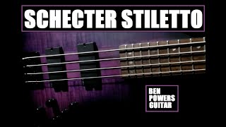 Video thumbnail for Schecter Limited-Edition Stiletto Studio-4 Bass // Short Review / Demo by Ben Powers Guitar