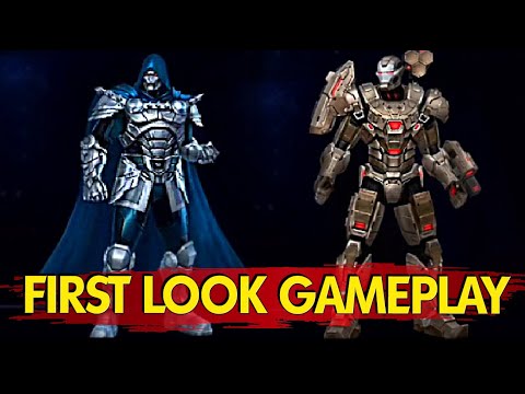 T-3 Doctor Doom Vs War Machine First Look Gameplay 3099 Uniforms - MARVEL Future Fight