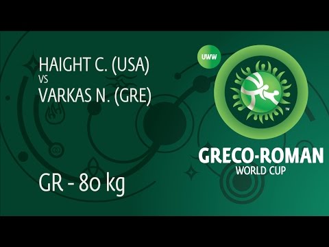 Round 3 GR - 80 kg: C. HAIGHT (USA) df. N. VARKAS (GRE) by TF, 8-0
