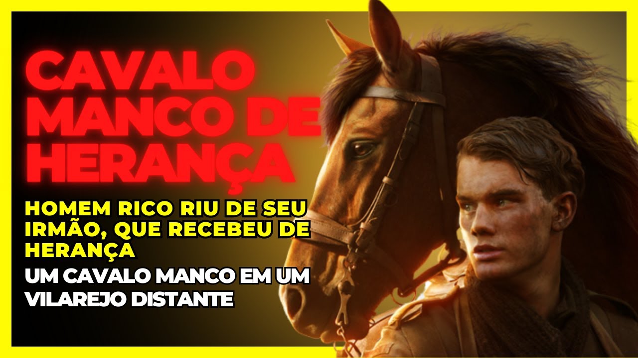 HOMEM RICO RIU DE SEU IRMÃO, QUE RECEBEU DE HERANÇA UM CAVALO MANCO EM UM VILAREJO DISTANTE