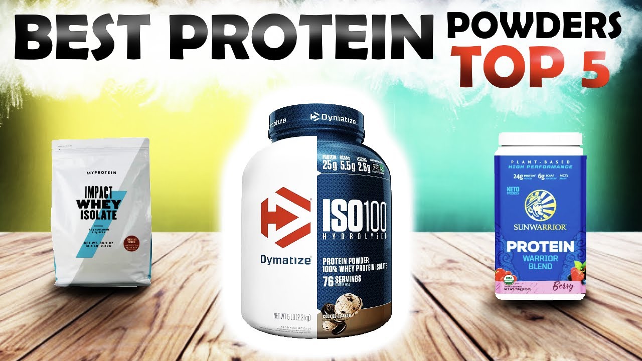 Top 5 BEST Protein Powders of (2022) - STOP WASTING EFFORT