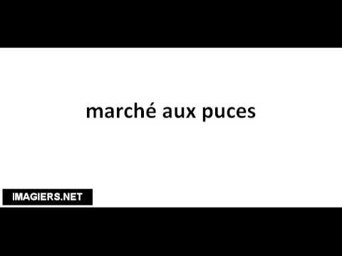 Pronuncia corretta marché aux puces