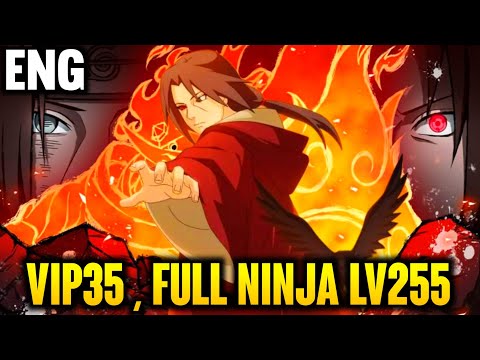 Idle Shinobi Era Remastered ENG - VIP35 , Full Ninja ★10 Lv255 , 12M Gold , Set Equipment