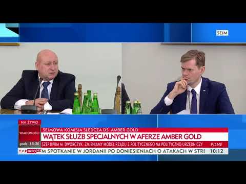 Amber Gold przesłuchanie Jarosława Dąbrowskiwgo 13 03 2018