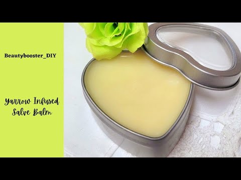 Medicinal Soothing YARROW Infused Salve Balm For Burns Rashes Bites Cuts Eczema & Psoriasis