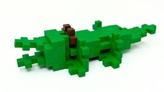 Plus-Plus Alligator instructions