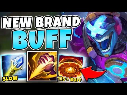 WTF?! BRAND PASSIVE NOW MELTS CAMPS? NEW JUNGLE BRAND IS OP (200 CS 20 MIN) - League of Legends