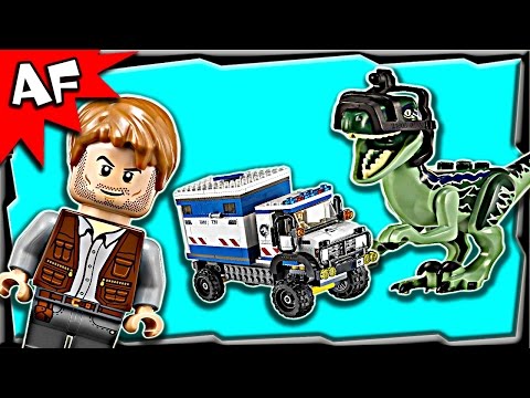 Vidéo LEGO Jurassic World 75917 : La destruction du vélociraptor