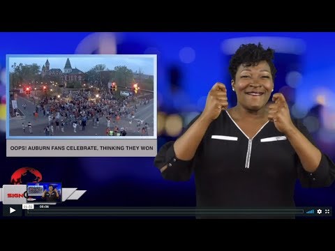 OOPS! Auburn fans celebrate, thinking they won (ASL - 4.7.19)