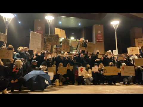 Tarnobrzeg. Protest przeciwko przepisom antyaborcyjnym - Tygodnik Nadwiślański