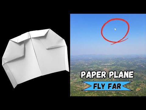 How to Make a Competition-Winning Glider Paper Airplane ✈️ | Fly Far & Smooth!