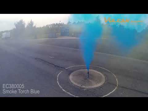 Rauch Fakel Blau Smoke Torch Blue Vulcan Feuerwerk