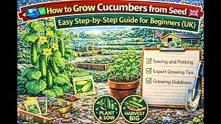 How to Grow Cucumbers from Seed | Easy Step-by-Step Guide for Beginners (UK)