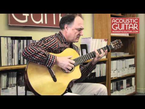 Peter Finger performs "Passing Clouds" at the Acoustic Guitar office
