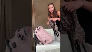 packing tutorial of my viral travel backpack!🎒✈️