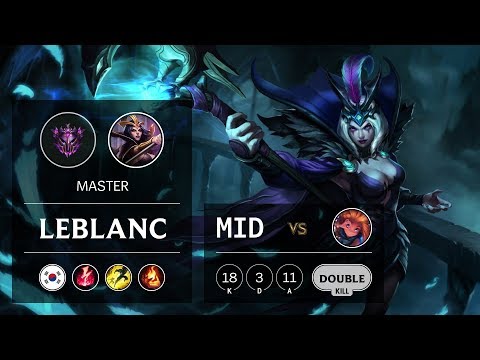 LeBlanc Mid vs Zoe - KR Master Patch 9.11