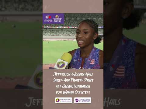 Jefferson Wooden Hails Shelly Ann Fraser Pryce TVJ Tokyo2025