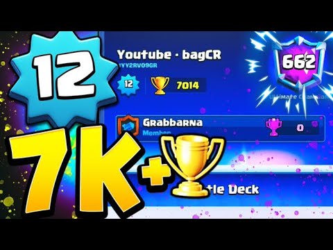 LEVEL 12 7K +TOP 1K! - Clash Royale